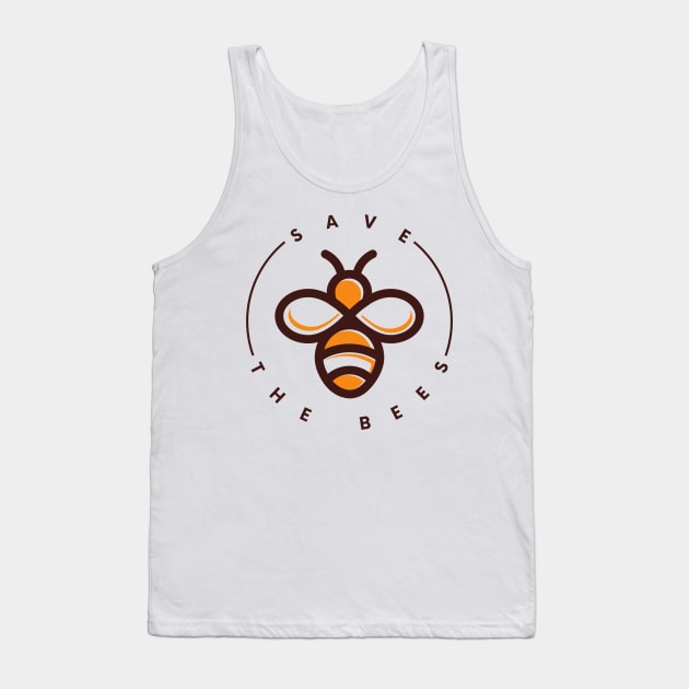 Save the bees Tank Top by waelf